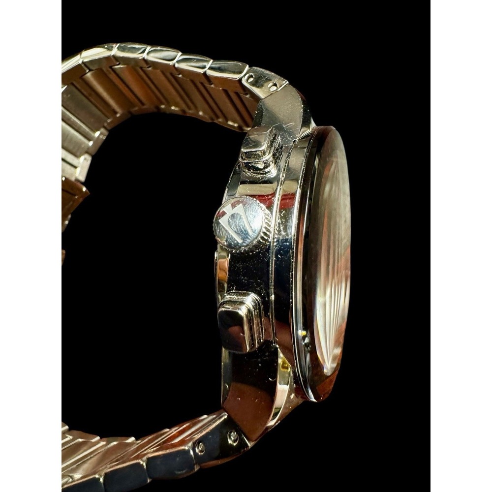 Bulova Men's Millennia Chronograph Day Date Quartz Silver Watch 41MM 96C149 - Picture 5 of 13
